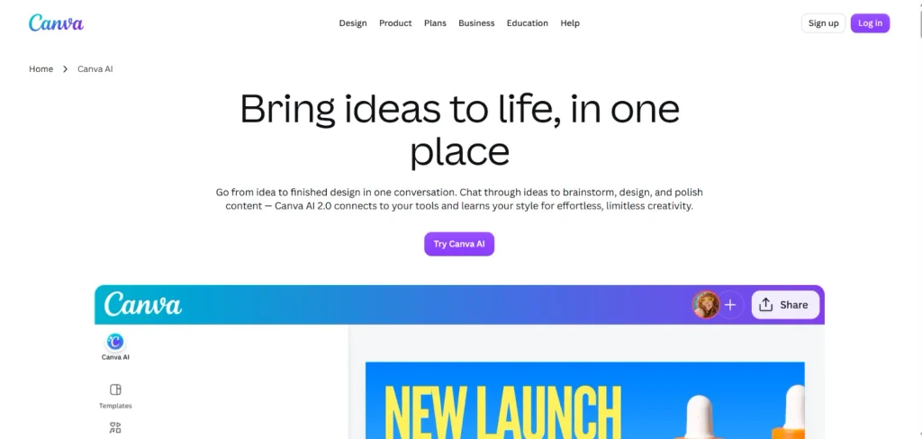 Canva AI - AI Tool for Creators