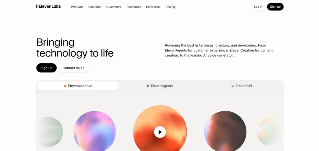 ElevenLabs - AI Tool for Creators