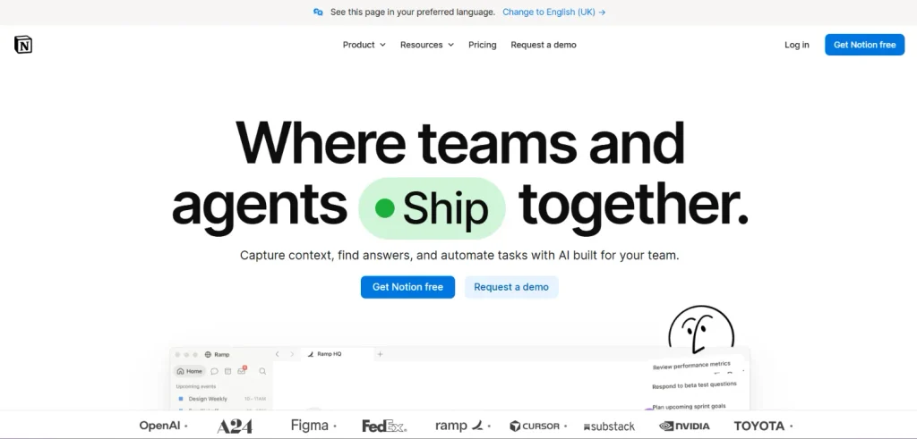 Notion AI - AI Tool for Creators