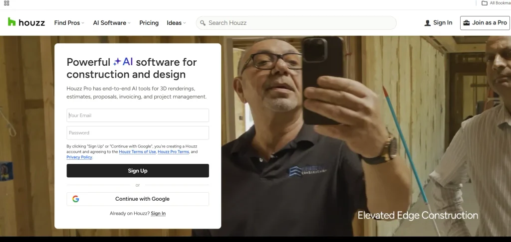 Construction Project Management Software- Houzz Pro