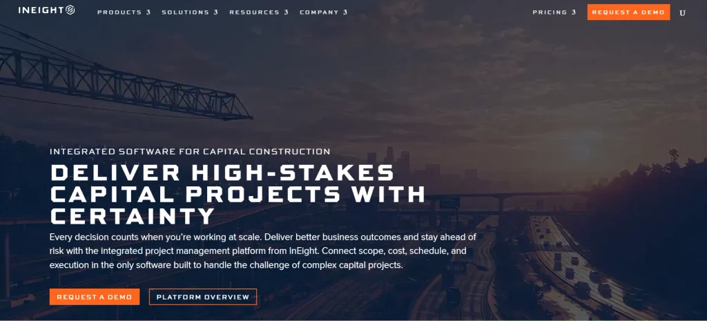 Construction Project Management Software- InEight