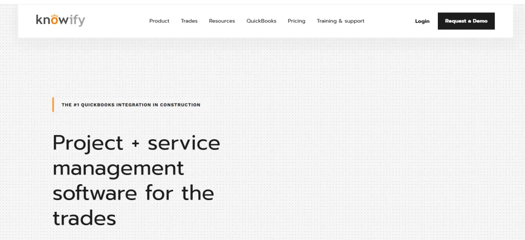 Construction Project Management Software- Knowify