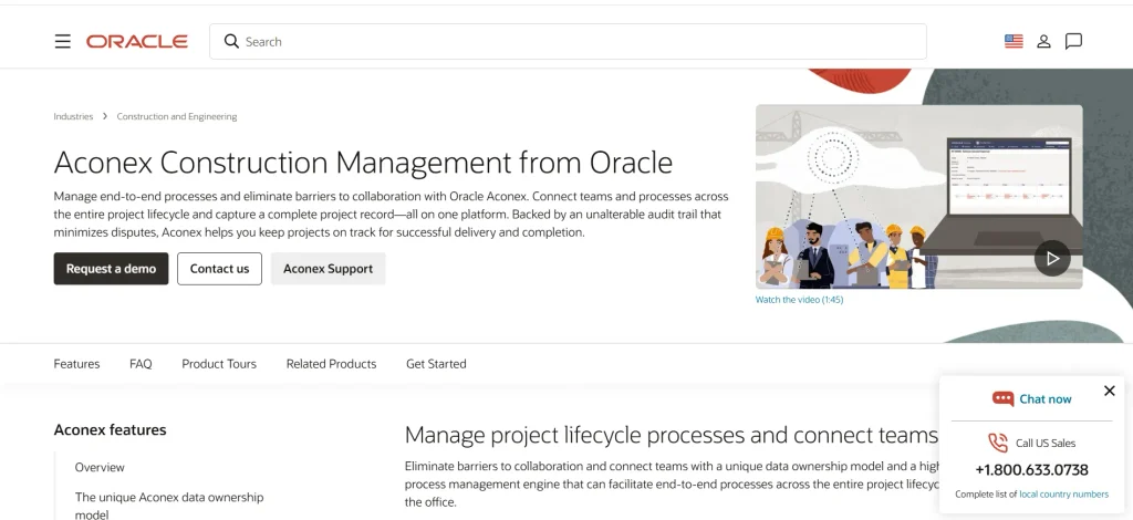 Construction Project Management Software- Oracle Aconex