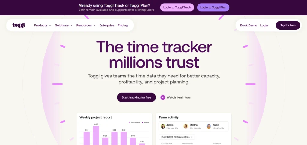 Time Management App - Toggl Track