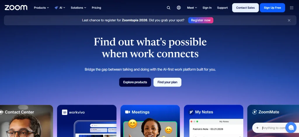 Team Collaboration Tool- Zoom Workplace